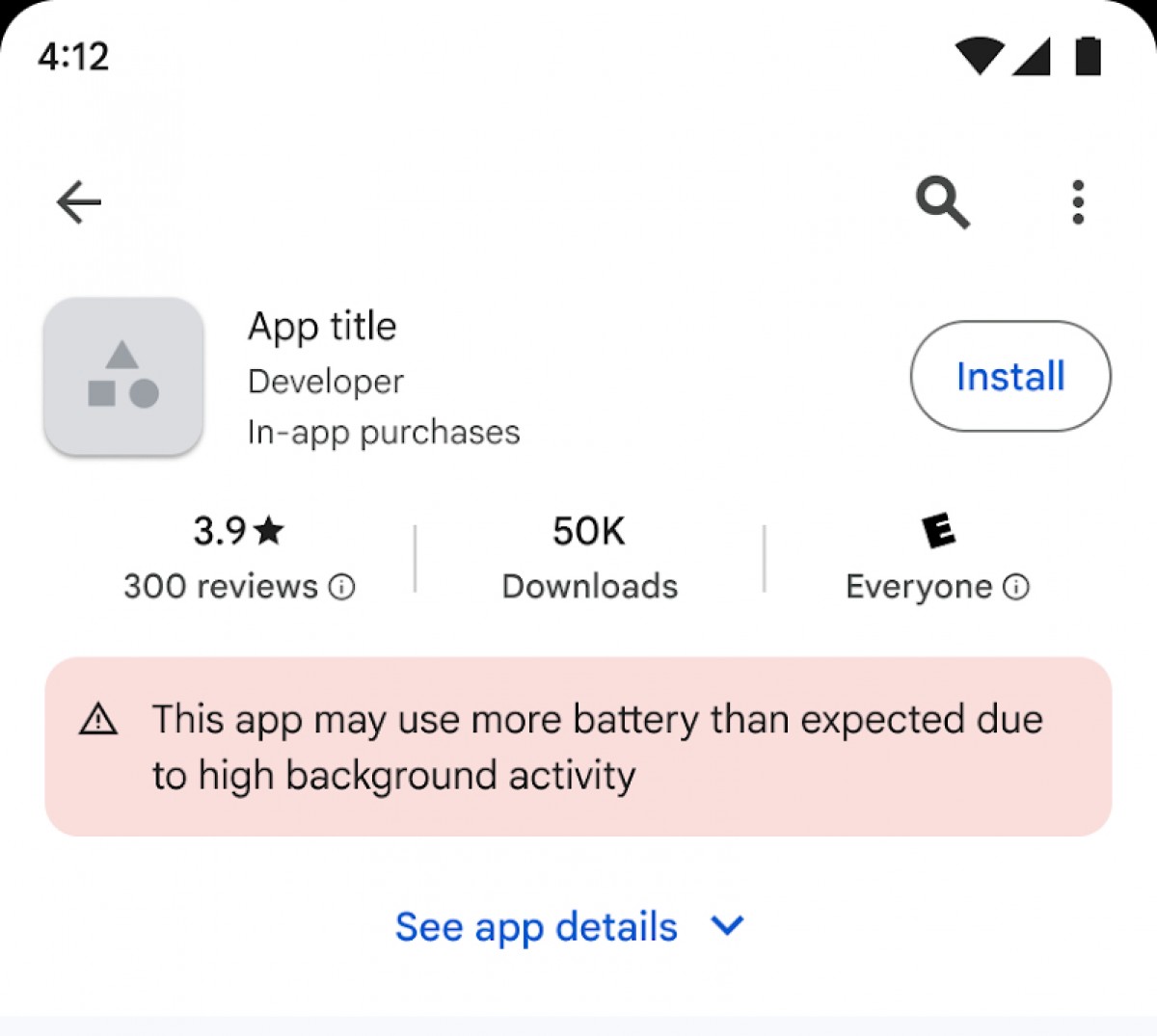 Google Play will soon alert you if an app might drain your battery faster